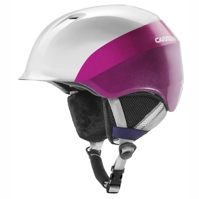 Ski Helmet Carrera Women C-Lady White Glitter Purple