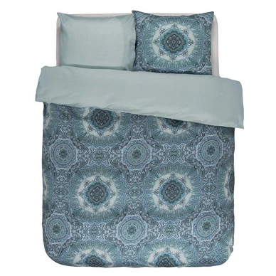 Taies d'oreiller Essenza Cadiz Blue Satin de Coton (50 x 75 cm)