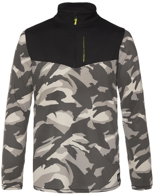Pull de Ski Protest Men Calms 1/4 Zip Top Deep Grey