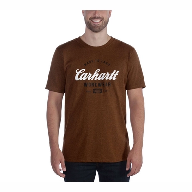 T-Shirt Carhartt Men Made To Last S/S Oiled Walnut Heather