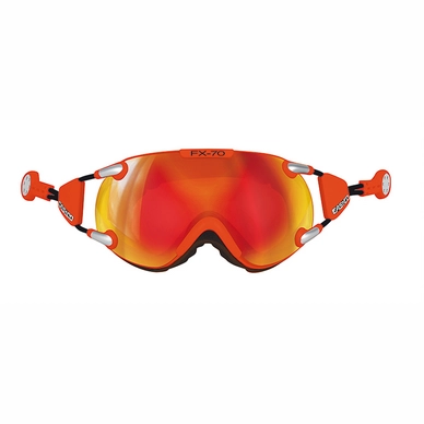Ski Goggles Casco FX70 Carbonic Neonorange Orange (Medium)