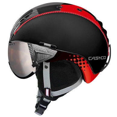 Skihelm Casco SP-2 Visor F1 Black Red Unisex