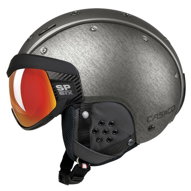 Skihelm Casco SP-6 Visor Silver Vautron Unisex