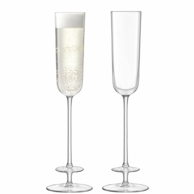 Champagneglas L.S.A. Champagne Transparant 130 ml (2-Delig)