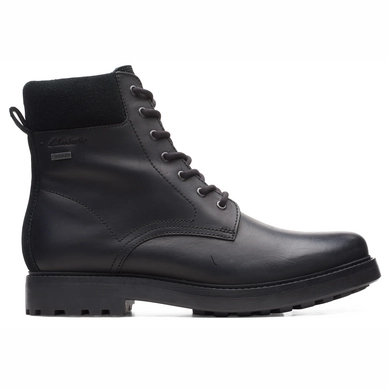 Boots Clarks Men Chard Hi GTX Black WarmLined Leather