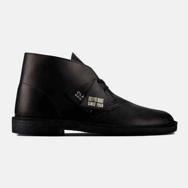 Chaussures à Lacets Clarks Originals Desert Boot Black Polished