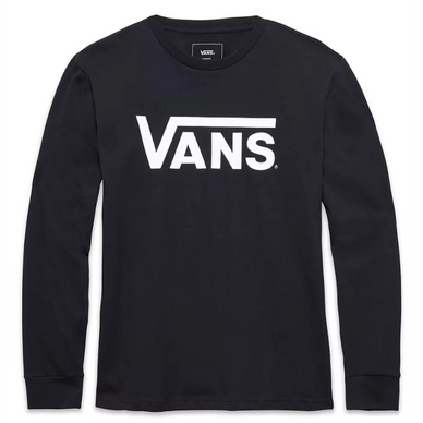 T-Shirt Vans Boys Classic LS Black White