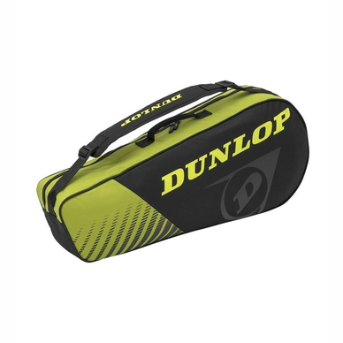 Tennistasche Dunlop SX Club 3 Racket Black Yellow
