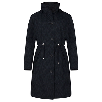 Raincoat Happy Rainy Days Coat Birdy Seikaiha Black Blue