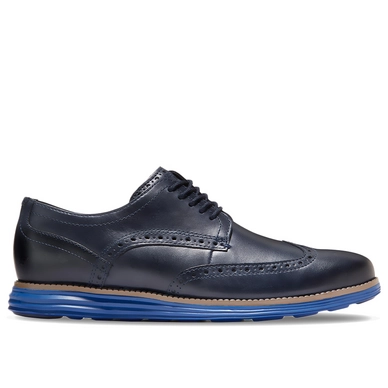 Chaussures à Lacets Cole Haan Men OriginalGrand Wingtip Oxford Navy Blazer-Socialite Blue