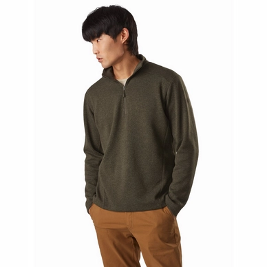Covert-LT-1-2-Zip-Neck-Dracaena-Heather-Front-View