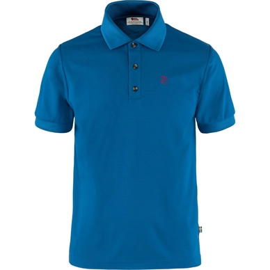 Polo Fjallraven Men Crowley Pique Shirt Alpine Blue