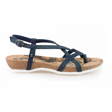 Sandaal Panama Jack Daria Snake B1 Napa Marino Navy
