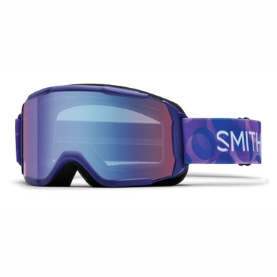 Skibrille Smith Daredevil Junior Ultraviolet Dollop Frame Blue Sensor Mirror Kinder