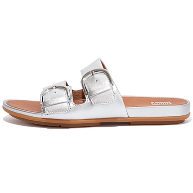 Tongs FitFlop Women Gracie Slides Silver