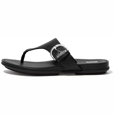 Tongs FitFlop Women Gracie Toe-Post Sandals All Black