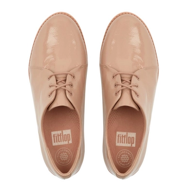 FitFlop Derby™ Crinkle Patent Taupe