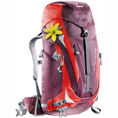 Backpack Deuter Act Trail Pro 38 SL Aubergine Fire