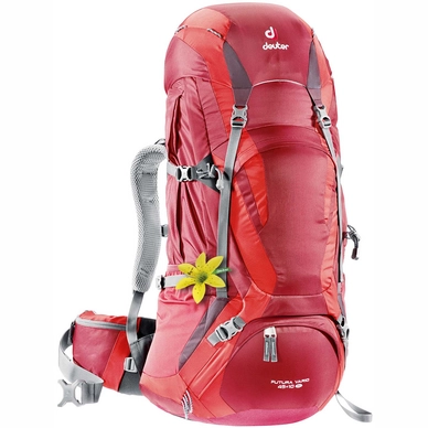 Backpack Deuter Futura Vario 45 + 10 SL Cranberry Fire