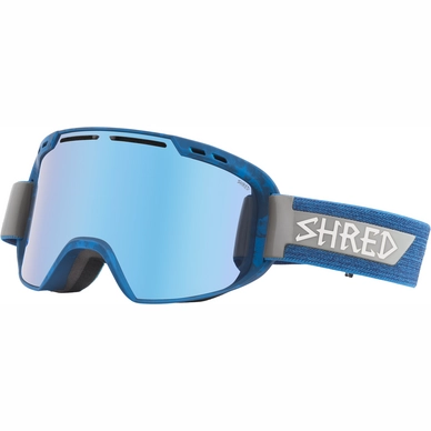 Masque de Ski Shred Amazify Brushed Royal Frozen Brushed Navy Blue Lt. Grey