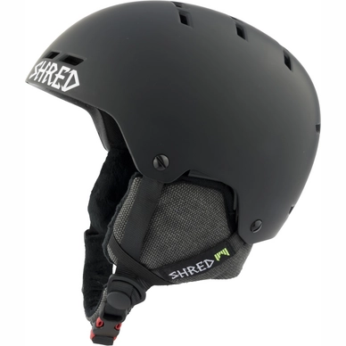 Ski Helmet Shred Bumper Noshock Blackout Black
