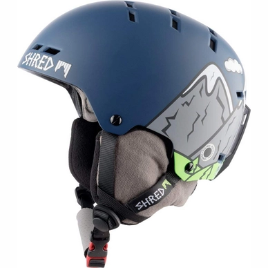 Skihelm Shred Bumper NoShock Needmoresnow Navy Neon
