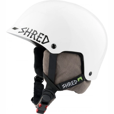 Ski Helmet Shred Half Brain D-Lux Bleach White