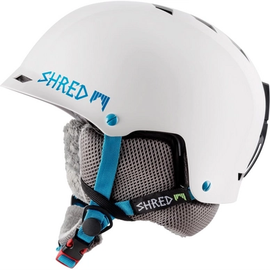 Skihelm Shred Half Brain Flurry White