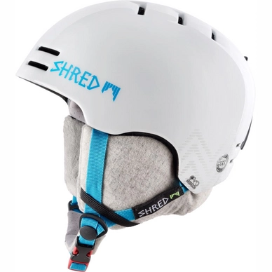 Skihelm Shred Slam Cap Noshock Hey Pretty Girl White