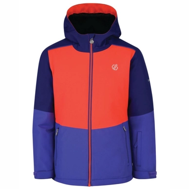 Ski Jacket Dare2B Girls Aviate Simply Purple Fiery Coral