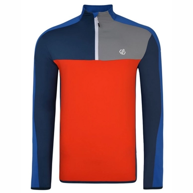 Skipullover Dare2B Depose Core Stretch Oxford Blue Fiery Red