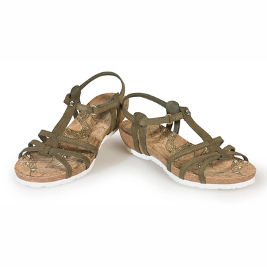 Sandaal Panama Jack Dori B41 Velour Trufa Truffle