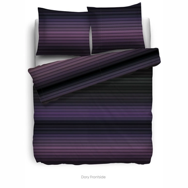 Bettwäsche Heckett & Lane Refined Dory Violett Mako-Satin