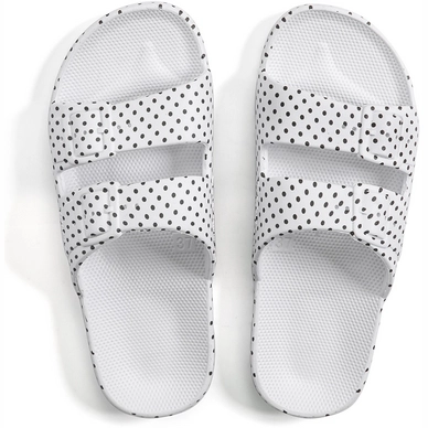 Slipper Freedom Moses Kids Fancy Dots Black White