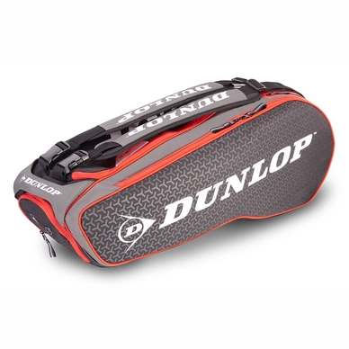 Tennistasche Dunlop Performance 8R Bag Black Red