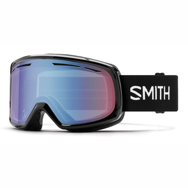 Skibrille Smith Drift Black / Blue Sensor Mirror Damen