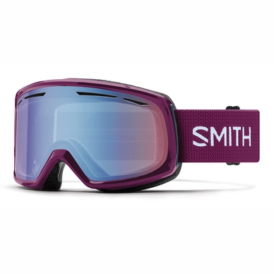 Skibrille Smith Drift Grape / Blue Sensor Mirror Damen