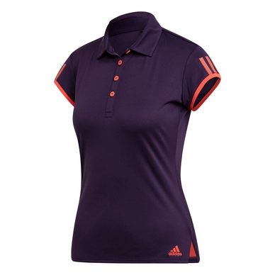 Poloshirt Adidas Club 3 Stripes Legend Lila Damen