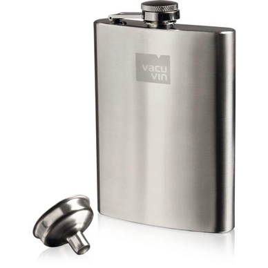 Hip Flask Vacuvin w/ Funnel