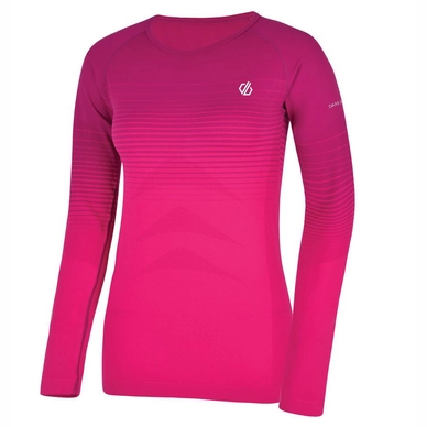 Undershirt Dare2B Women In The Zone LS Cyber Pink Gradient