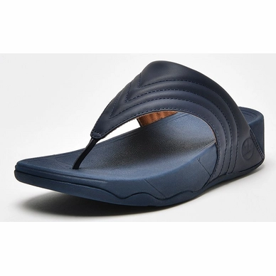 Fitflop Women Walkstar Toe Post Leather Midnight Navy Onlybrands