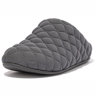 Pantoufles FitFlop Women Chrissie Slipper Padded Pewter Grey