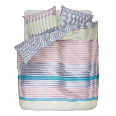 Taies d'oreiller Esprit Dakoy Multi Satin de Coton (65 x 65 cm)