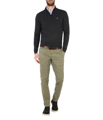 Trui Napapijri Damavand Half Dark Grey Mel