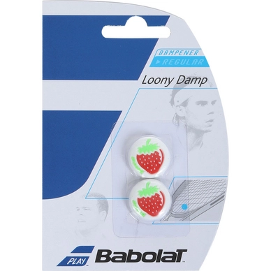 Schlägerdämpfer Babolat Strawberry Dampener X2 White Red