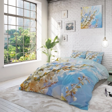 Dekbedovertrek Dreamhouse Blossom Light Blue Katoen