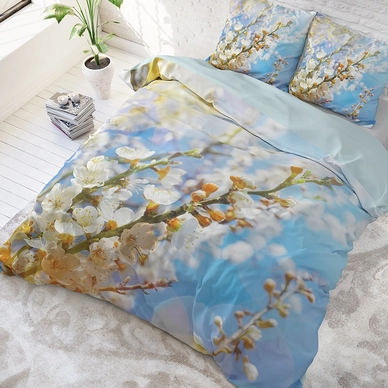 Dekbedovertrek Dreamhouse Blossom Light Blue Katoen_2