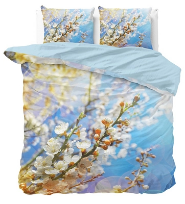 Dekbedovertrek Dreamhouse Blossom Light Blue Katoen_5
