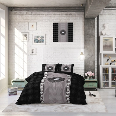 Dekbedovertrek Dreamhouse Diamond Secret Black Katoen_2