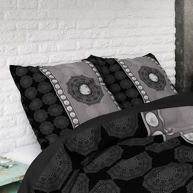 Dekbedovertrek Dreamhouse Diamond Secret Black Katoen_3